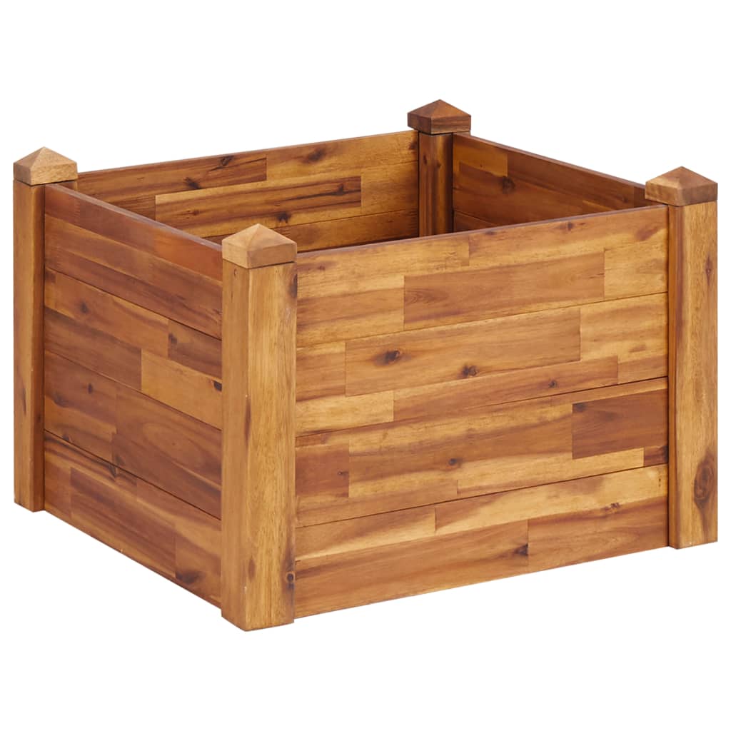 Plantenbak verhoogd 60x60x44 cm massief acaciahout