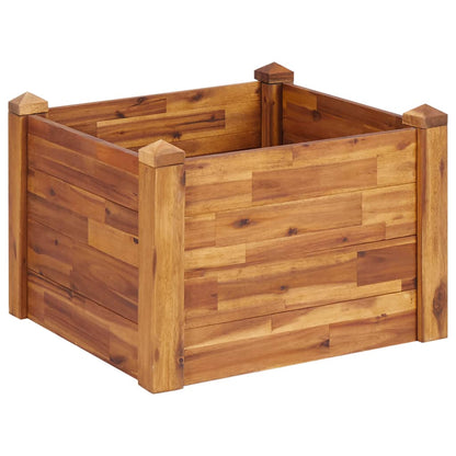 Plantenbak verhoogd 60x60x44 cm massief acaciahout