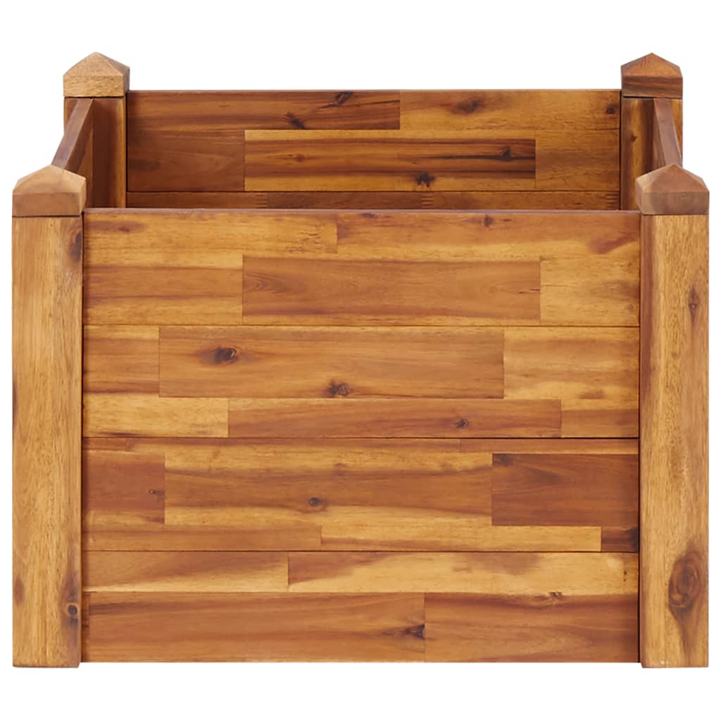 Plantenbak verhoogd 60x60x44 cm massief acaciahout