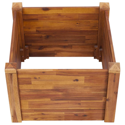 Plantenbak verhoogd 60x60x44 cm massief acaciahout