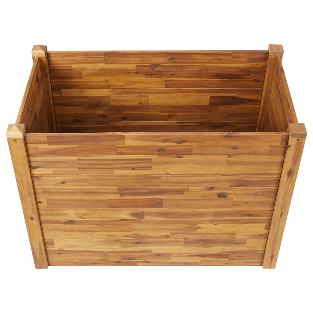 Plantenbak Verhoogd Massief Acaciahout 110 x 60 x 84 cm
