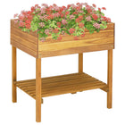 Plantenbak verhoogd 78,5x58,5x78,5 cm acaciahout
