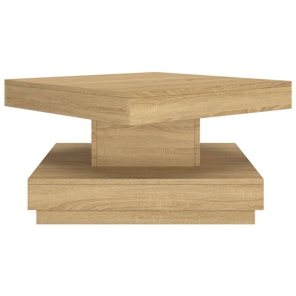 Salontafel 60X60X35 Cm Mdf Lichtbruin