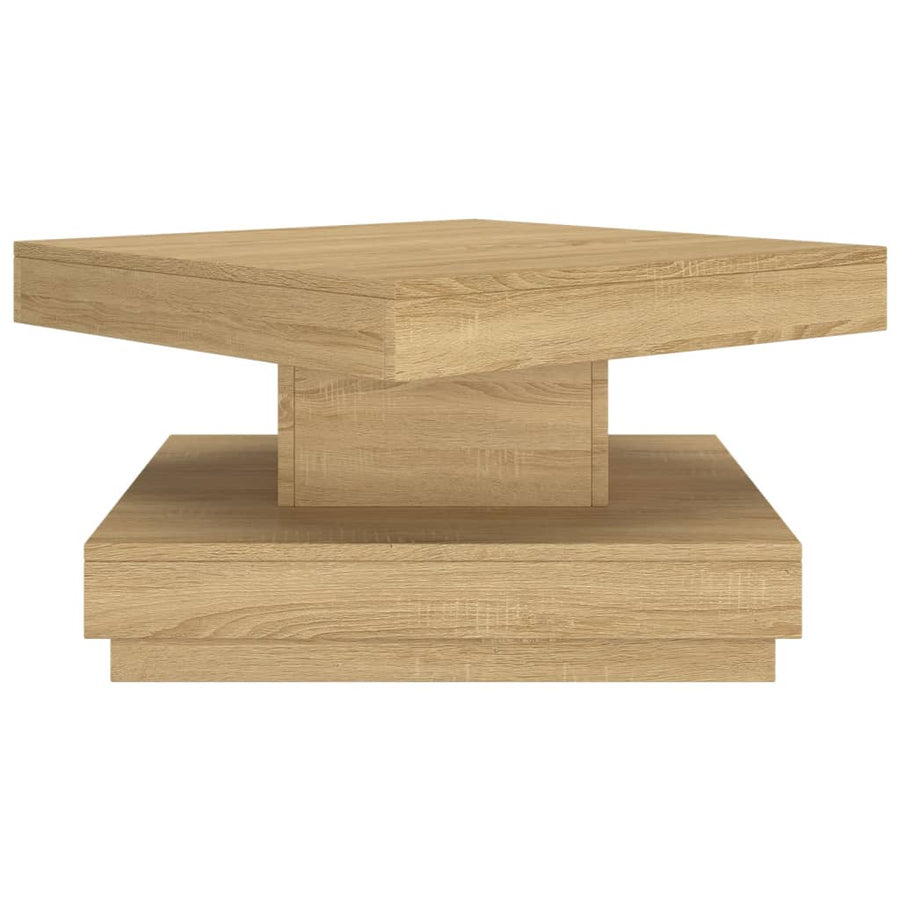 Salontafel 60X60X35 Cm Mdf Lichtbruin