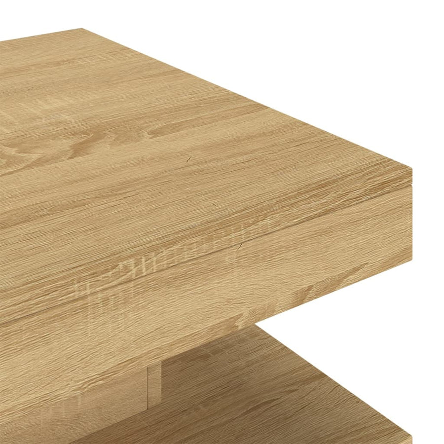 Salontafel 60X60X35 Cm Mdf Lichtbruin