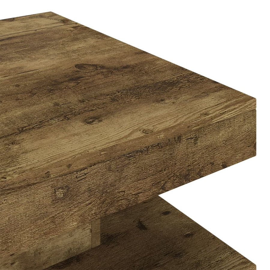 Salontafel 60X60X35 Cm Mdf Donkerbruin
