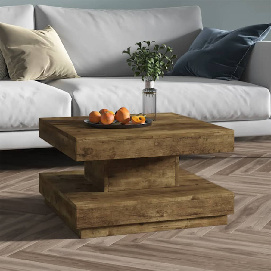 Salontafel 60X60X35 Cm Mdf Donkerbruin