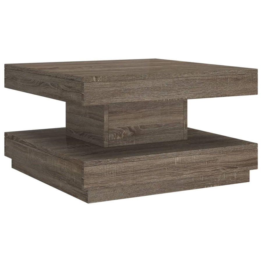 Salontafel 60X60X35 Cm Mdf Grijs