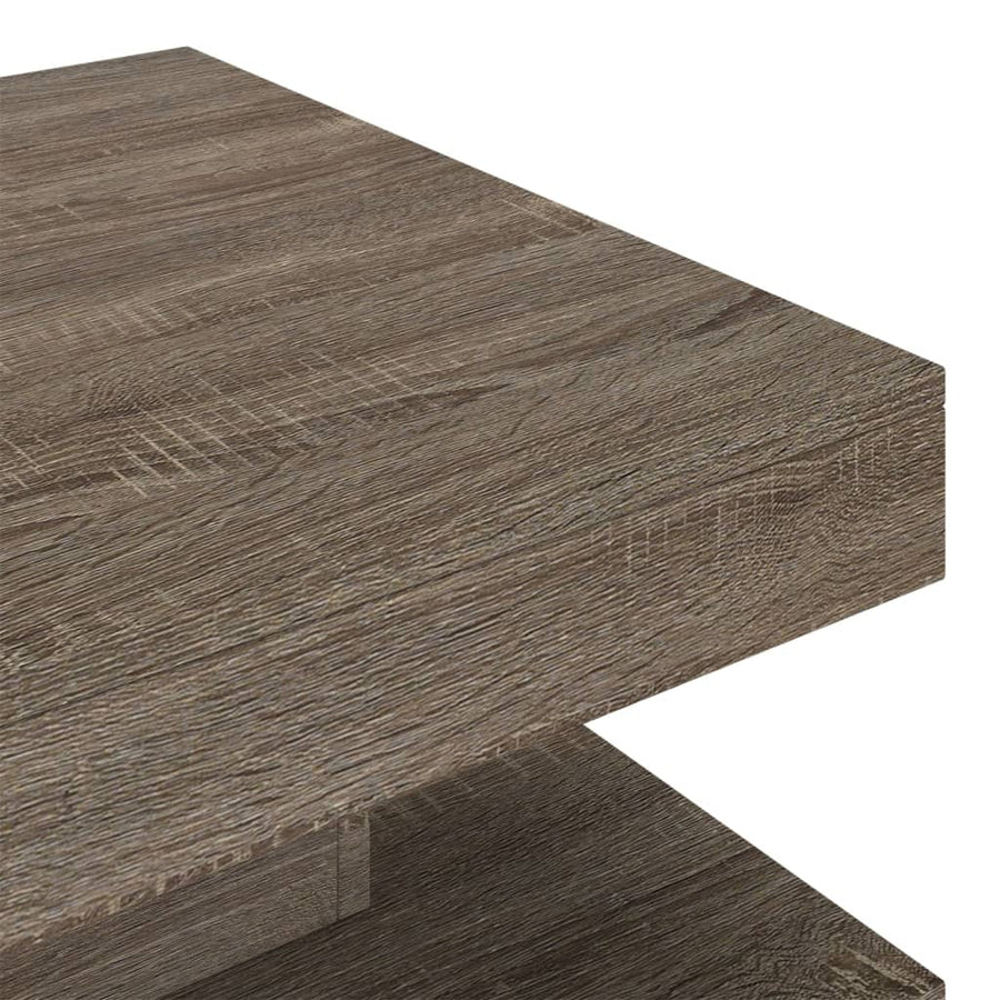 Salontafel 60X60X35 Cm Mdf Grijs