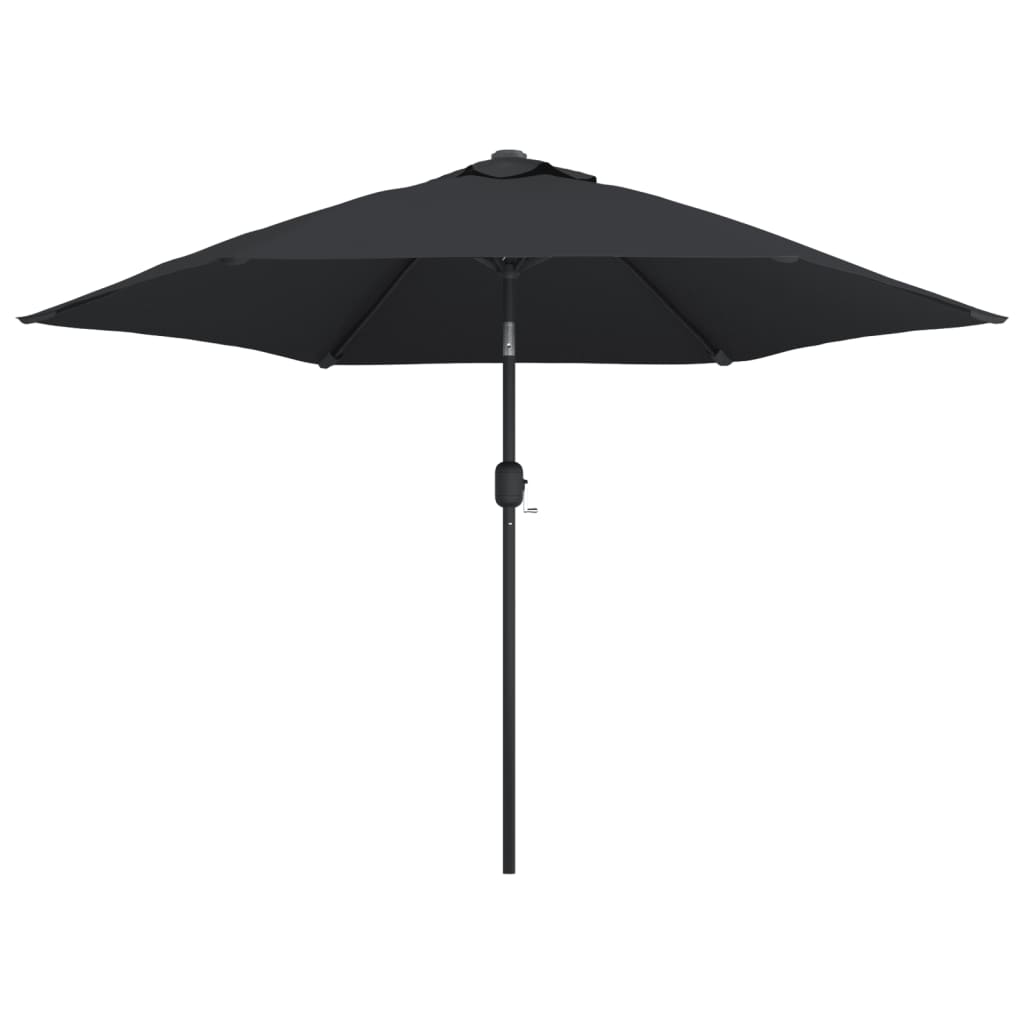 Parasol Met Metalen Paal 300 Cm Zwart