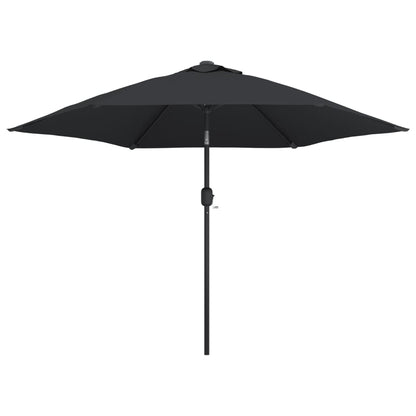 Parasol Met Metalen Paal 300 Cm Zwart