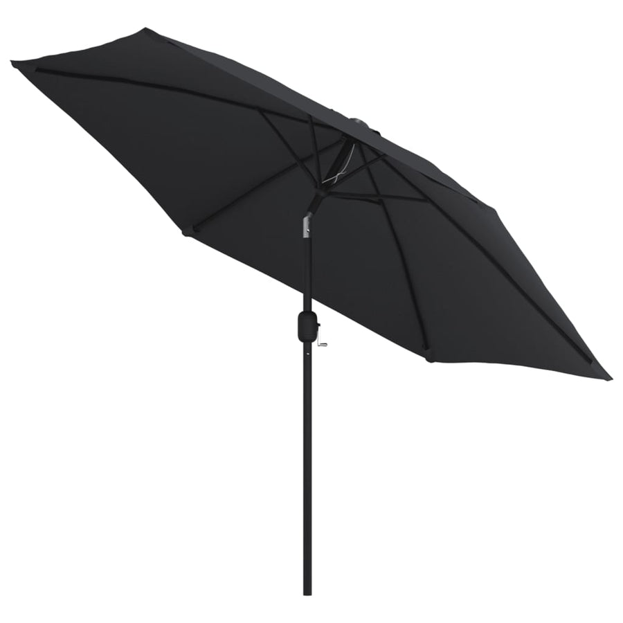 Parasol Met Metalen Paal 300 Cm Zwart