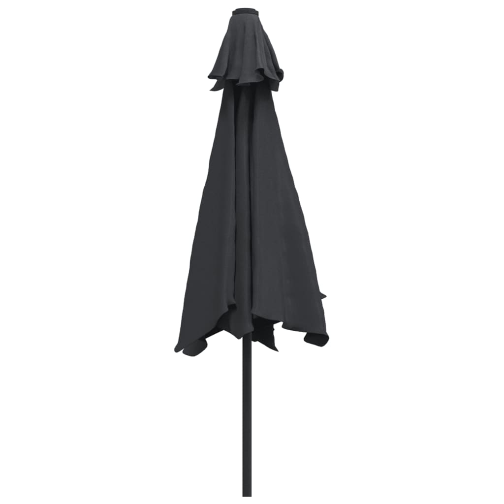 Parasol Met Metalen Paal 300 Cm Zwart