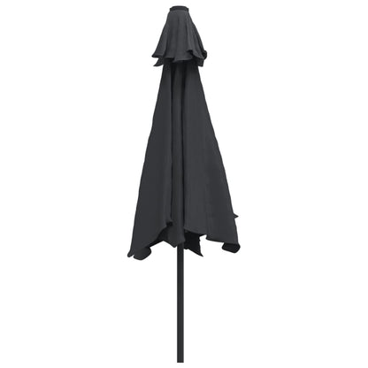 Parasol Met Metalen Paal 300 Cm Zwart