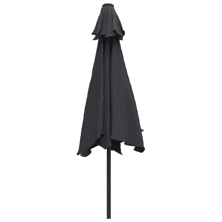 Parasol Met Metalen Paal 300 Cm Zwart