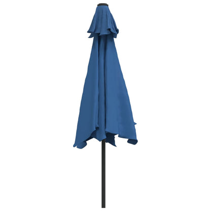 Parasol Met Metalen Paal 300 Cm Blauw Azuurblauw