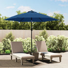 Parasol Met Metalen Paal 300 Cm Blauw Azuurblauw