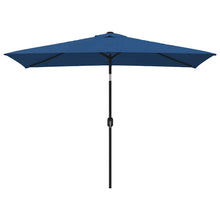 Parasol Met Metalen Paal 300X200 Cm Azuurblauw