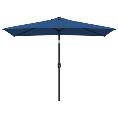 Parasol Met Metalen Paal 300X200 Cm Azuurblauw