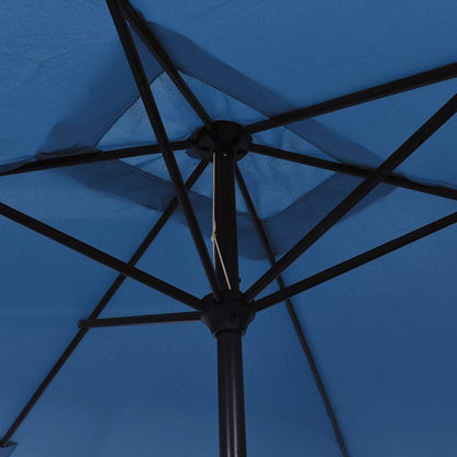 Parasol Met Metalen Paal 300X200 Cm Azuurblauw