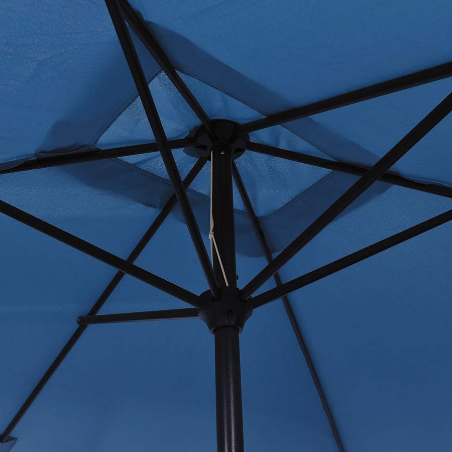 Parasol Met Metalen Paal 300X200 Cm Azuurblauw