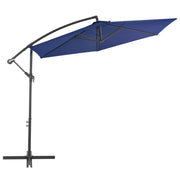 Cantilever Parasol with Aluminum Pole 300 cm Blue