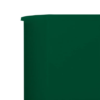 Windscherm 3-Panelen Stof 400 x 80 cm Groen