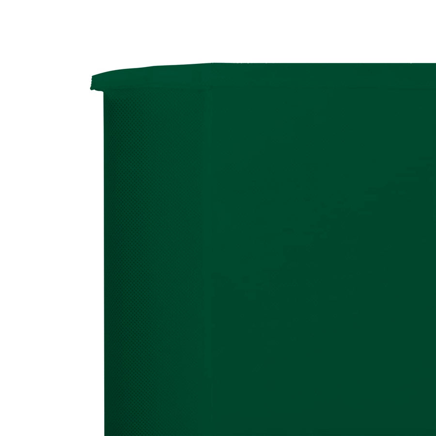 Windscherm 3-Panelen Stof 400 x 80 cm Groen