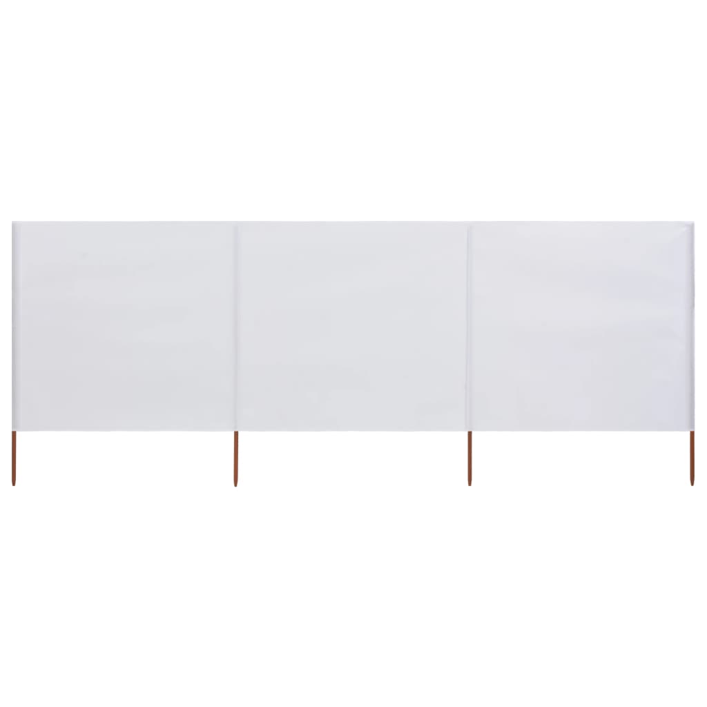 Windscherm 3-Panelen Stof 400 x 160 cm