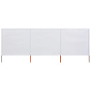 Windscherm 400x160 cm stof wit