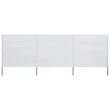 Windscherm 3-Panelen Stof 400 x 160 cm