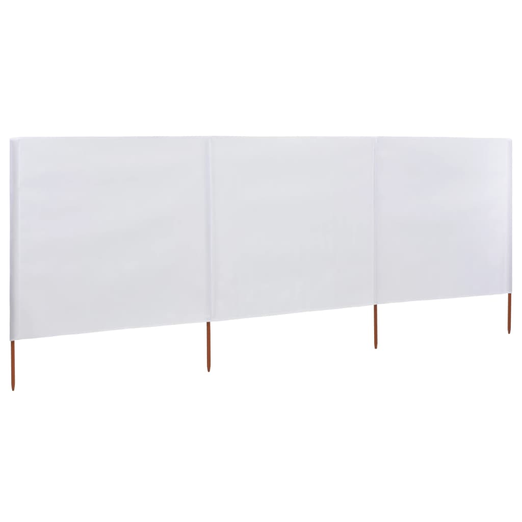 Windscherm 3-Panelen Stof 400 x 160 cm