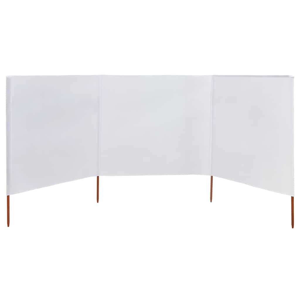 Windscherm 3-Panelen Stof 400 x 160 cm