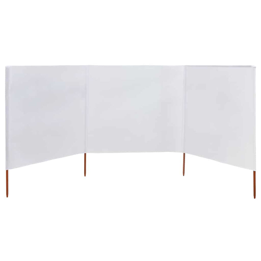 Windscherm 3-Panelen Stof 400 x 160 cm