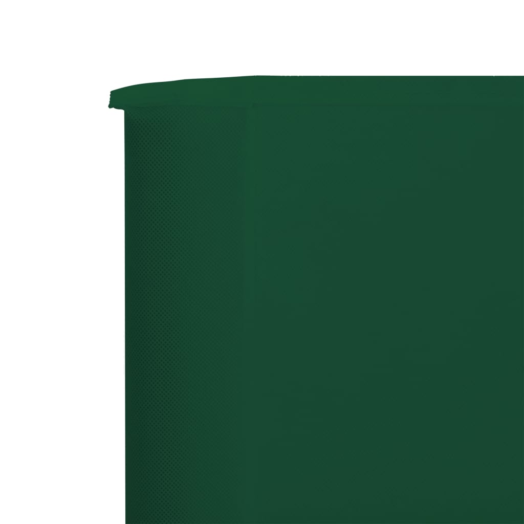 Windscherm 3-Panelen Stof 400 x 160 cm Groen