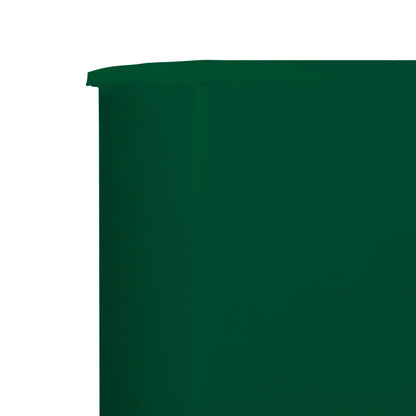 Windscherm 3-Panelen Stof 400 x 160 cm Groen