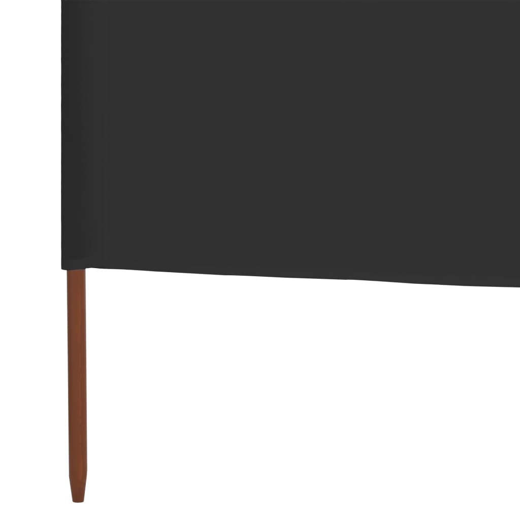 Windscherm 3-Panelen Stof 400 x 160 cm Antraciet