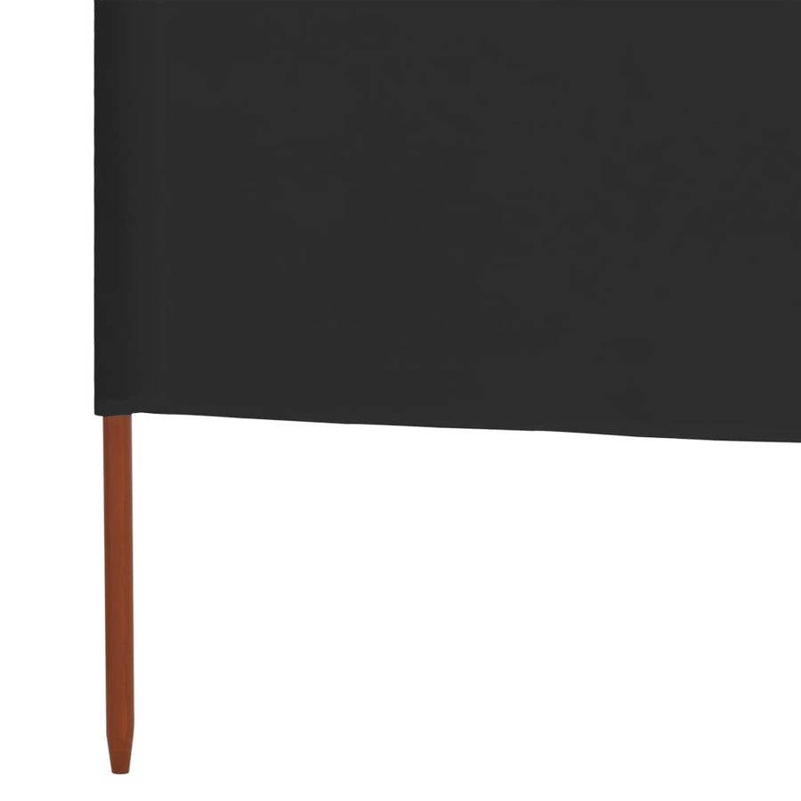 Windscherm 3-Panelen Stof 400 x 160 cm Antraciet