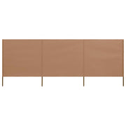 Windscherm 400x160 cm taupe nonwoven stof