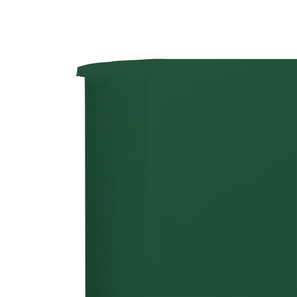 Windscherm 5-Panelen Stof 600 x 160 cm Groen
