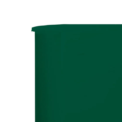 Windscherm 5-Panelen Stof 600 x 160 cm Groen