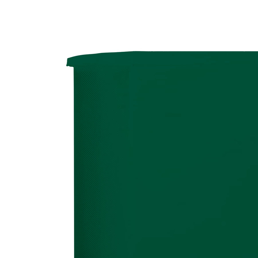 Windscherm 5-Panelen Stof 600 x 160 cm Groen