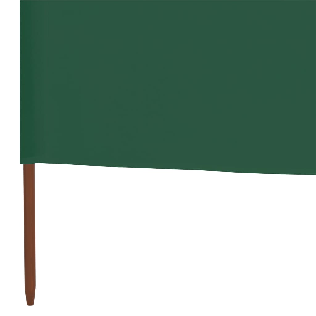 Windscherm 5-Panelen Stof 600 x 160 cm Groen