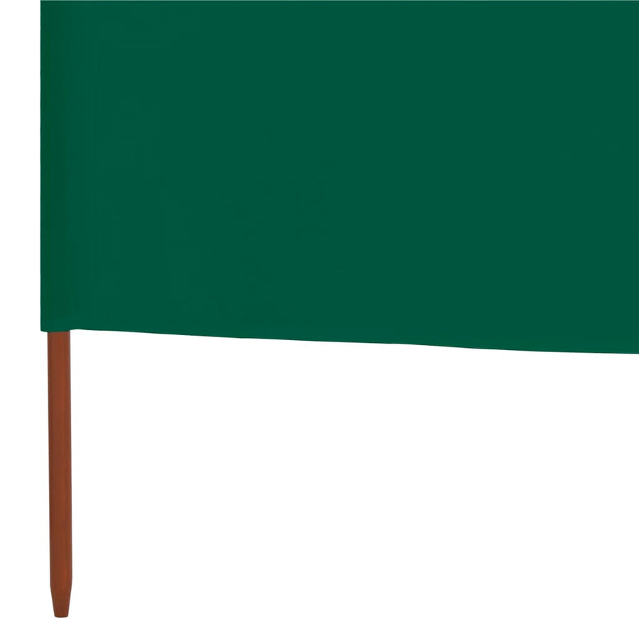 Windscherm 5-Panelen Stof 600 x 160 cm Groen