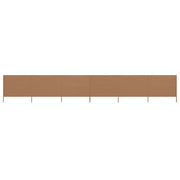 Windscherm 800x120 cm stof taupe