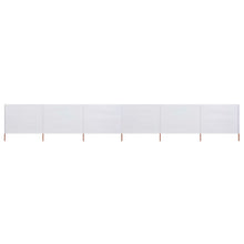 Windscherm 6-Panelen Stof 800 x 160 cm Zandwit