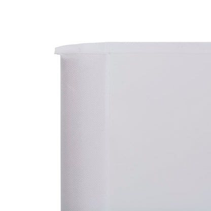 Windscherm 6-Panelen Stof 800 x 160 cm Zandwit