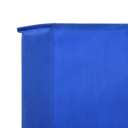 Windscherm 9-Panelen 1200X80 Cm Stof Azuurblauw 1200 x 80 cm