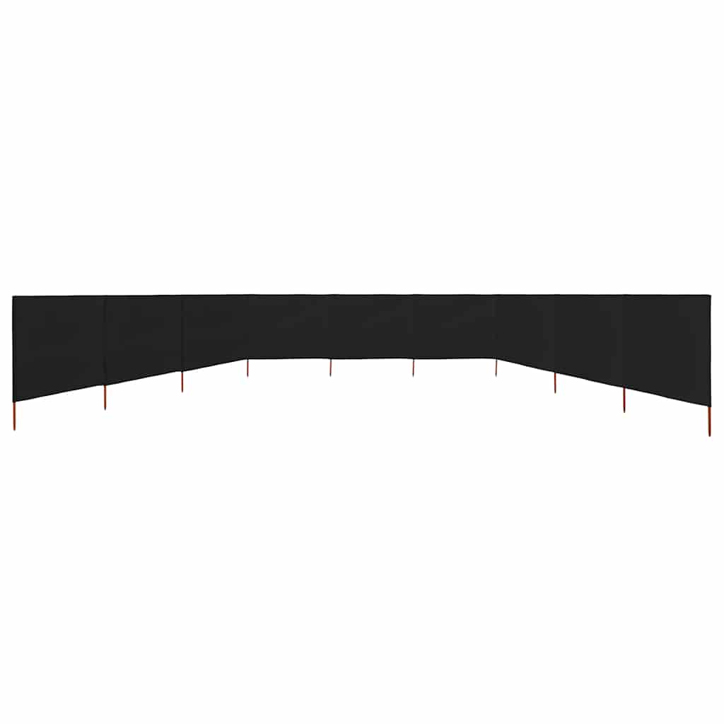Windscherm 9-Panelen Stof 1200 x 120 cm