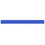 Windscherm 9-panelen 1200x120 cm nonwoven stof azuurblauw